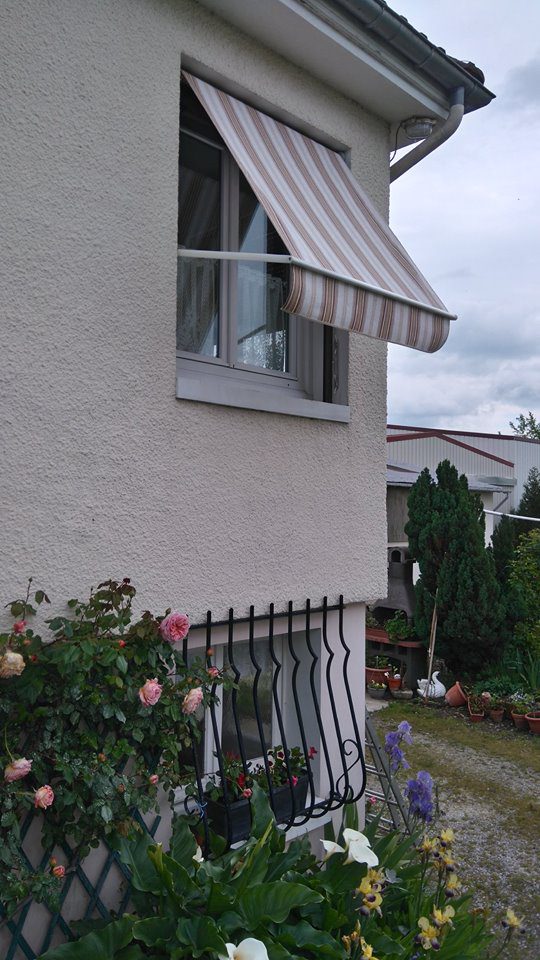 Store à enroulement Trevise PM avec projection 180° pour fenêtre